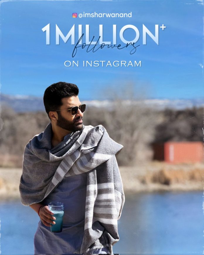 Sharwanand Clocks 1 Million Followers On Instagram