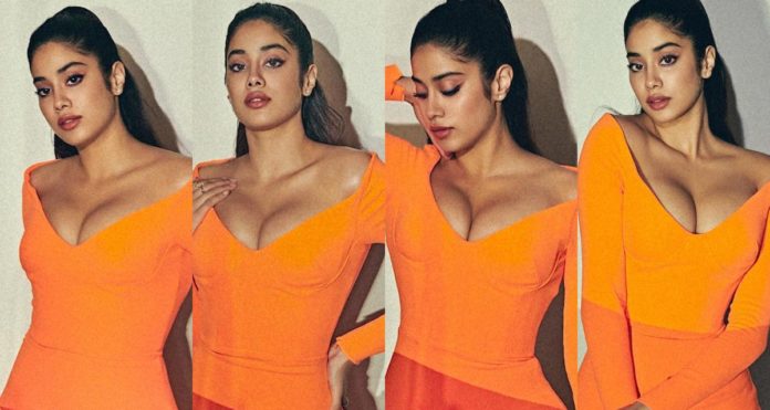Pic Talk: Janhvi Kapoor’s Outrageous Show In Orange Dress