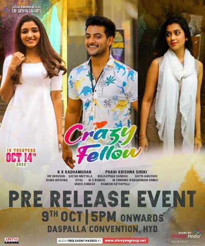 All Set For Crazy Fellow’s Pre-release Event