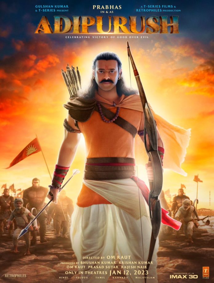 Prabhas Treats Fans With A New Poster Of Adipurush