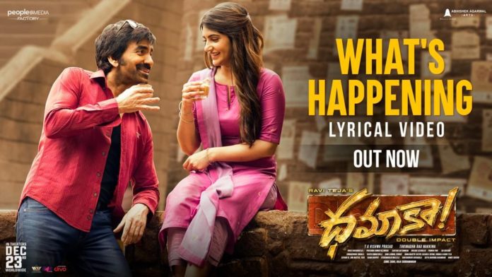 What’s Happening Song From “dhamaka” Is Out Now