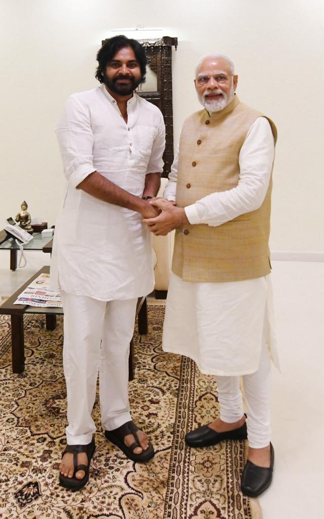 Pics: Pawan Kalyan With Pm Narendra Modi