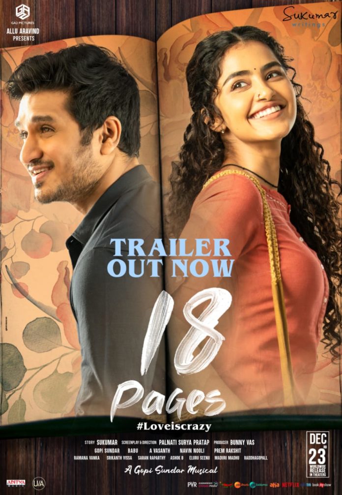 Nikhil’s 18 Pages Trailer Released