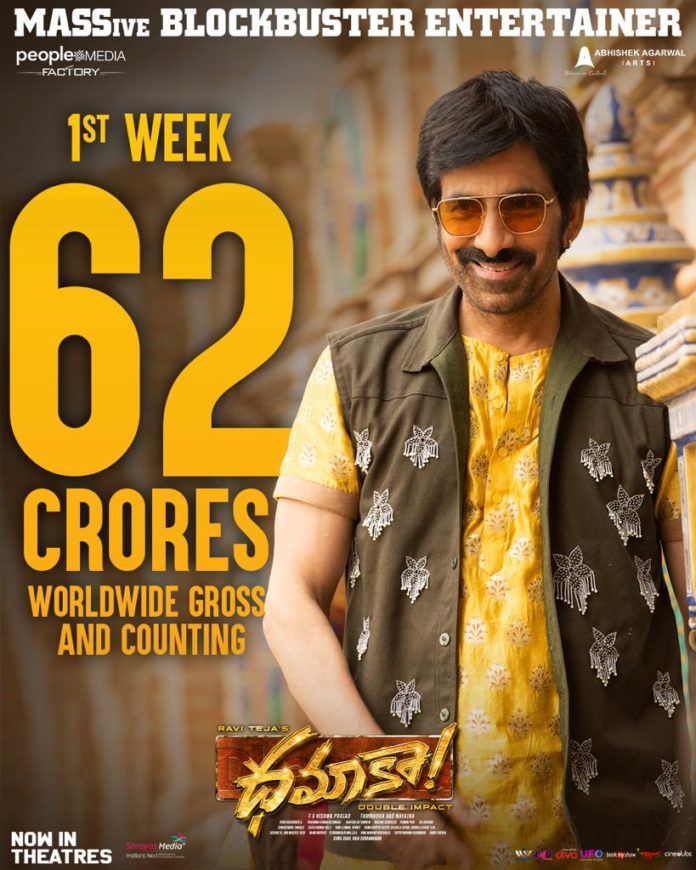 “dhamaka” Collected 62 Cr Gross Worldwide In 1st Week