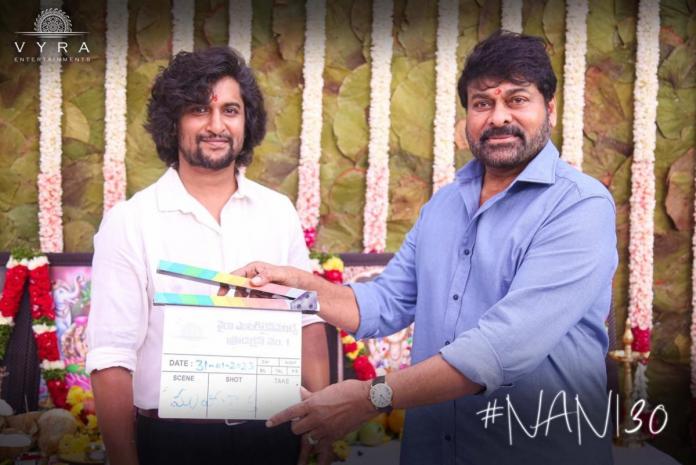 Megastar Sounded The Clapboard For #nani30