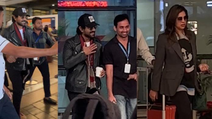 Ram Charan Back In Hyderabad After Golden Globe Triumph