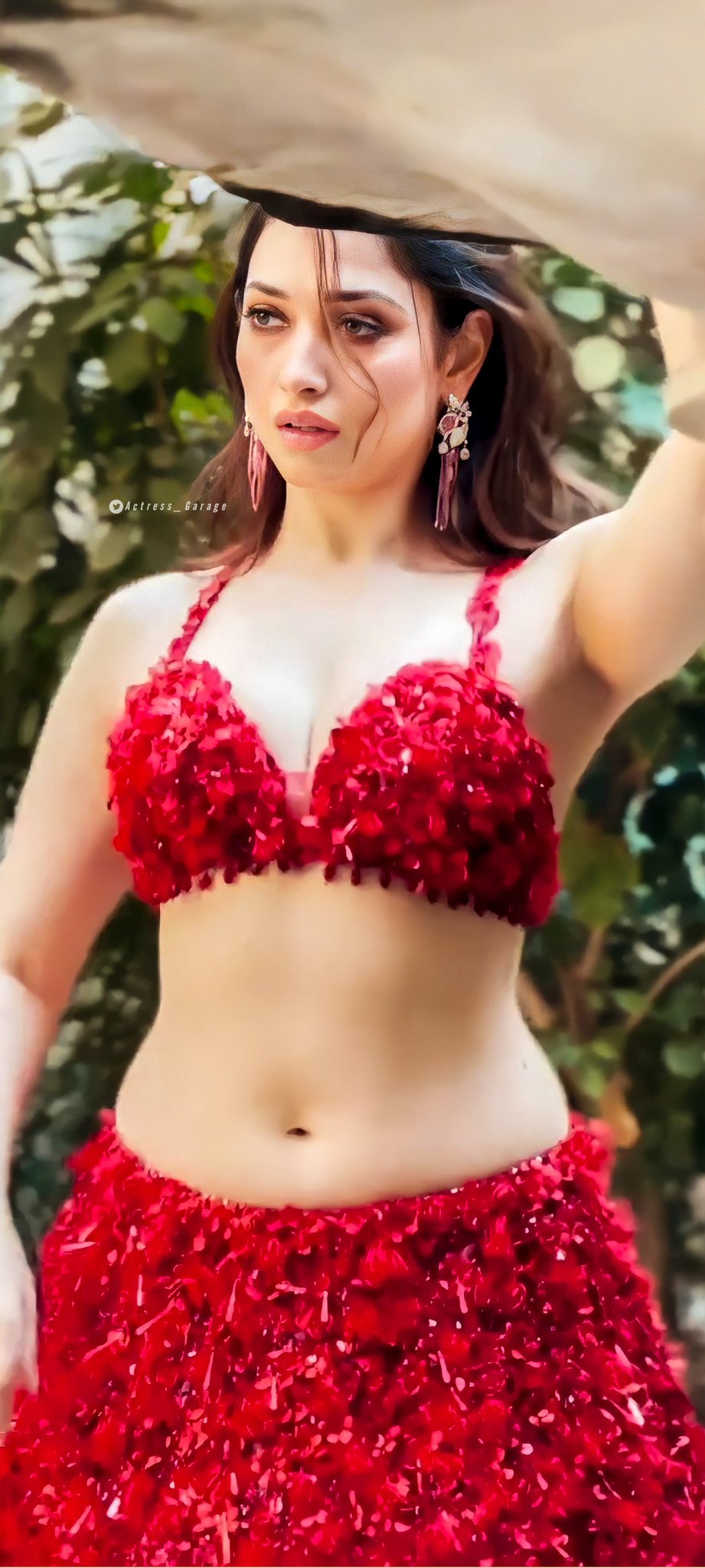 Pic Talk: Milky White Tamannaah’s Red-hot Look