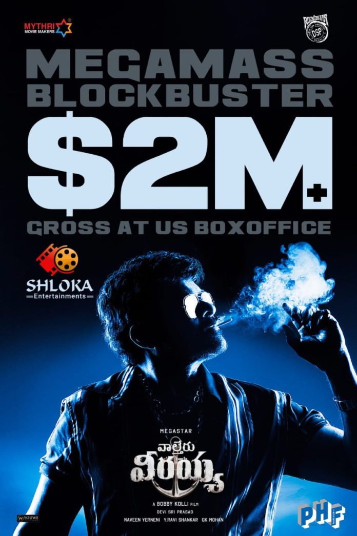 Us Box Office: Chiru’s Waltair Veerayya Hits $2m