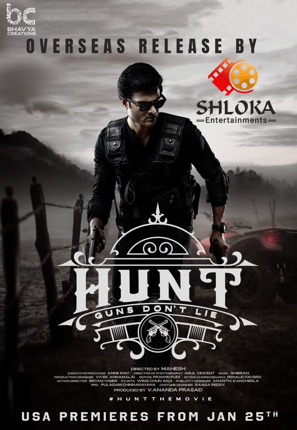 Sudheer Babu’s Hunt Usa Premieres On Jan 25th