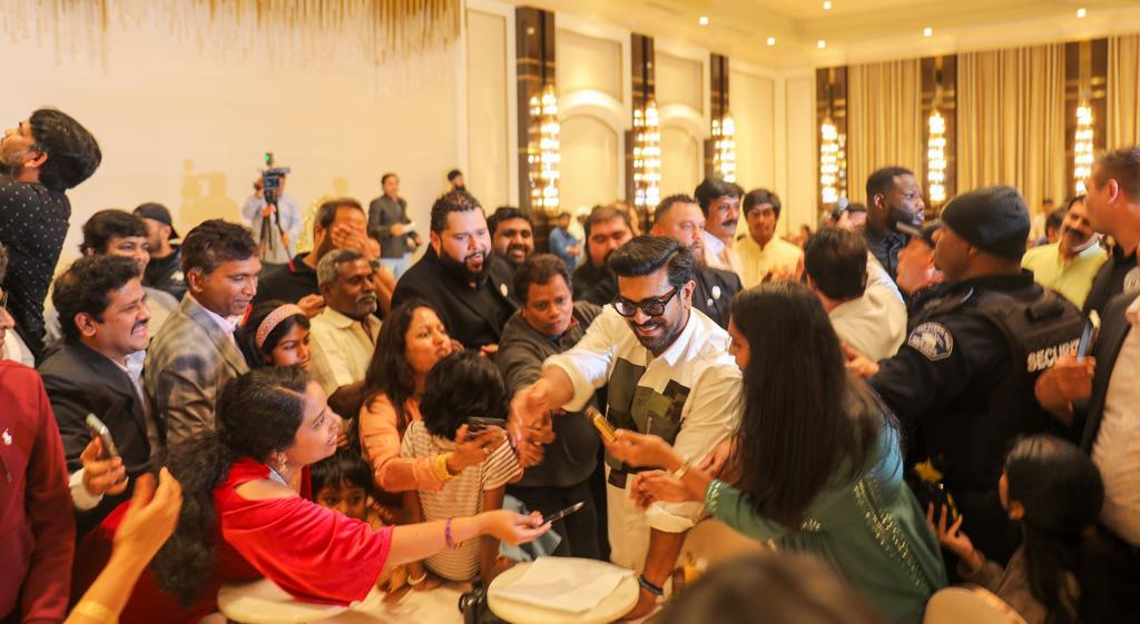 Ram Charan Meets And Greets La Fans Ahead Of Oscars