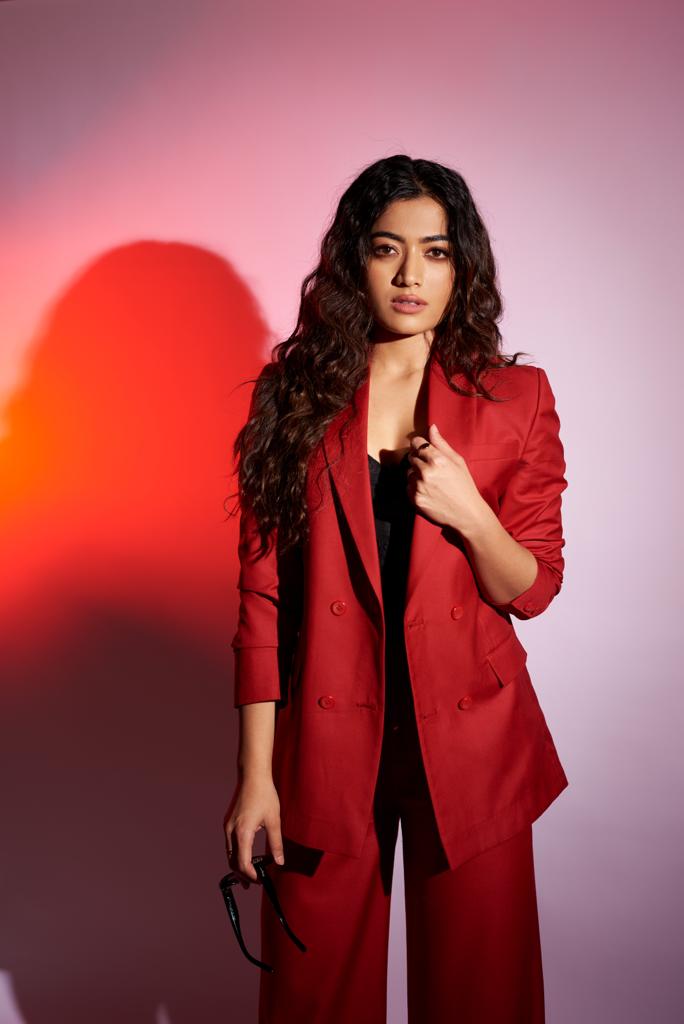 Pic Talk: Rashmika Mandanna In Red-hot Dress