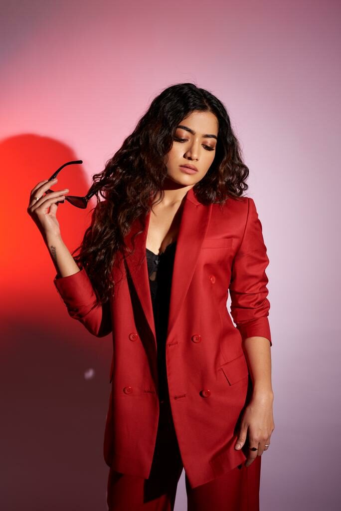 Pic Talk: Rashmika Mandanna In Red-hot Dress
