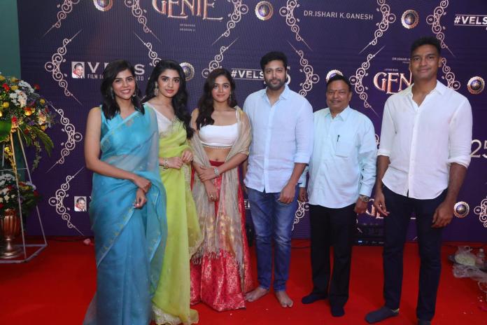 Jayam Ravi’s Next Film ‘genie’ Launched In Grandeur