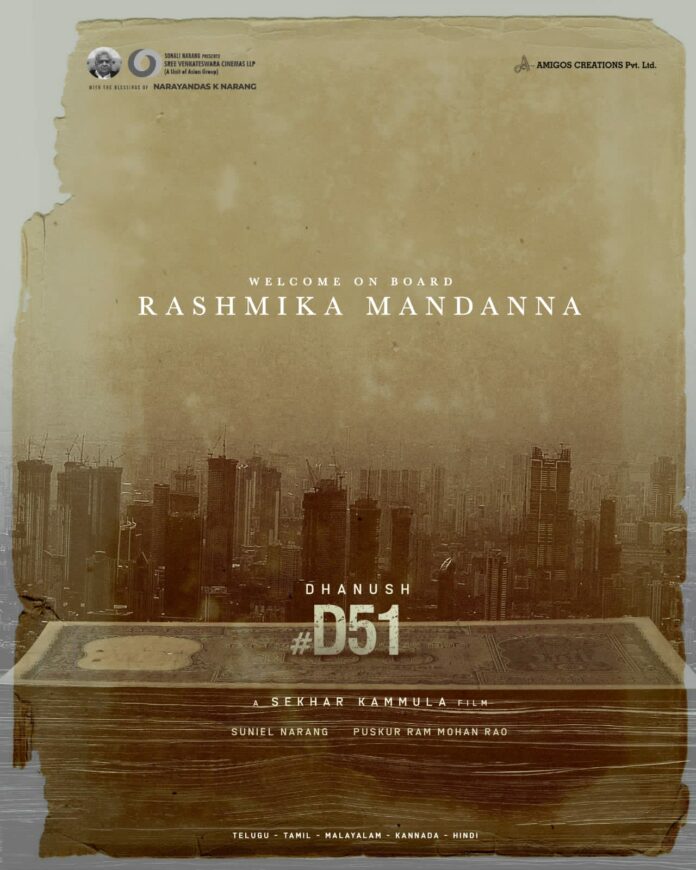 Official: Rashmika On-board For Dhanush51