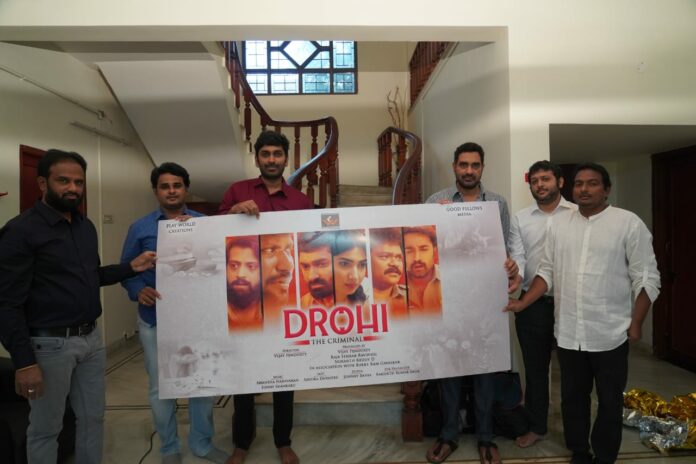 Krish Launches The Title And Poster Of ‘drohi’