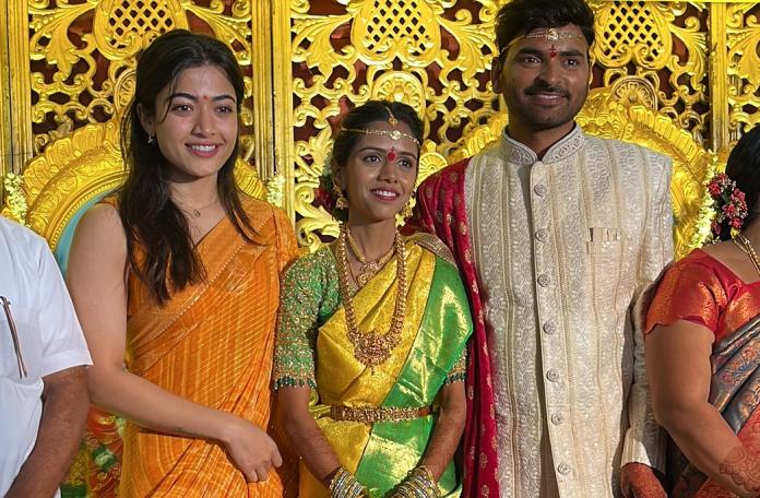 Rashmika Mandanna Graces The Wedding Of Her Assistant