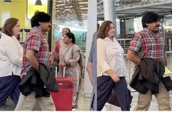 Pawan Kalyan Flies To Italy With Wife