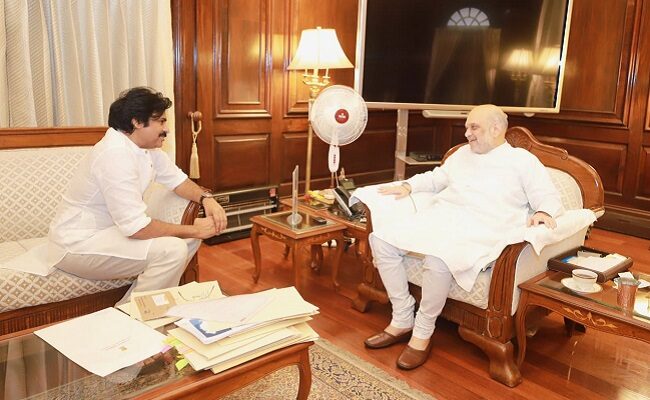 Pawan Kalyan Meets Amit Shah In Delhi
