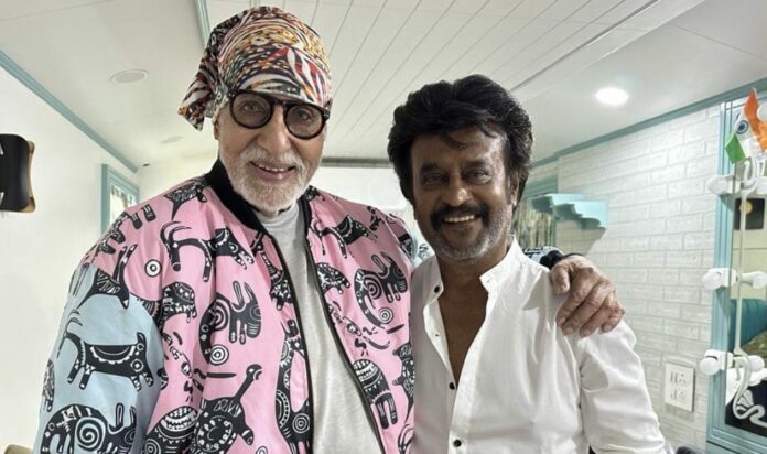 Rajinikanth And Amitabh Bachchan Together On Sets After 33 Long Years!