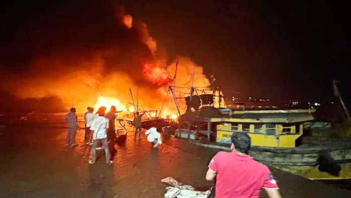 An Interesting Development In Vizag Harbour Fire Incident