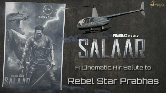 Fans Salute To Prabhas With Six Helicopters