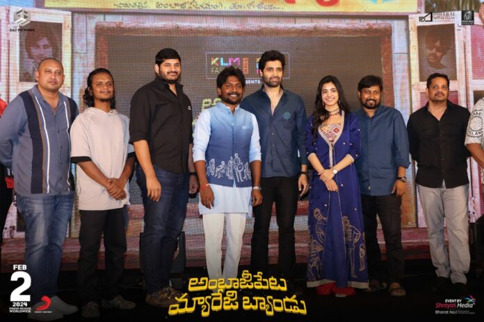 Ambajipeta Marriage Band Pre-release Event, Adivi Sesh: Remember These Faces, They’ll Make A Huge Impact