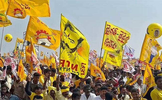 Tdp Fans Beat Ntr’s Fans At Cbn’s Meeting