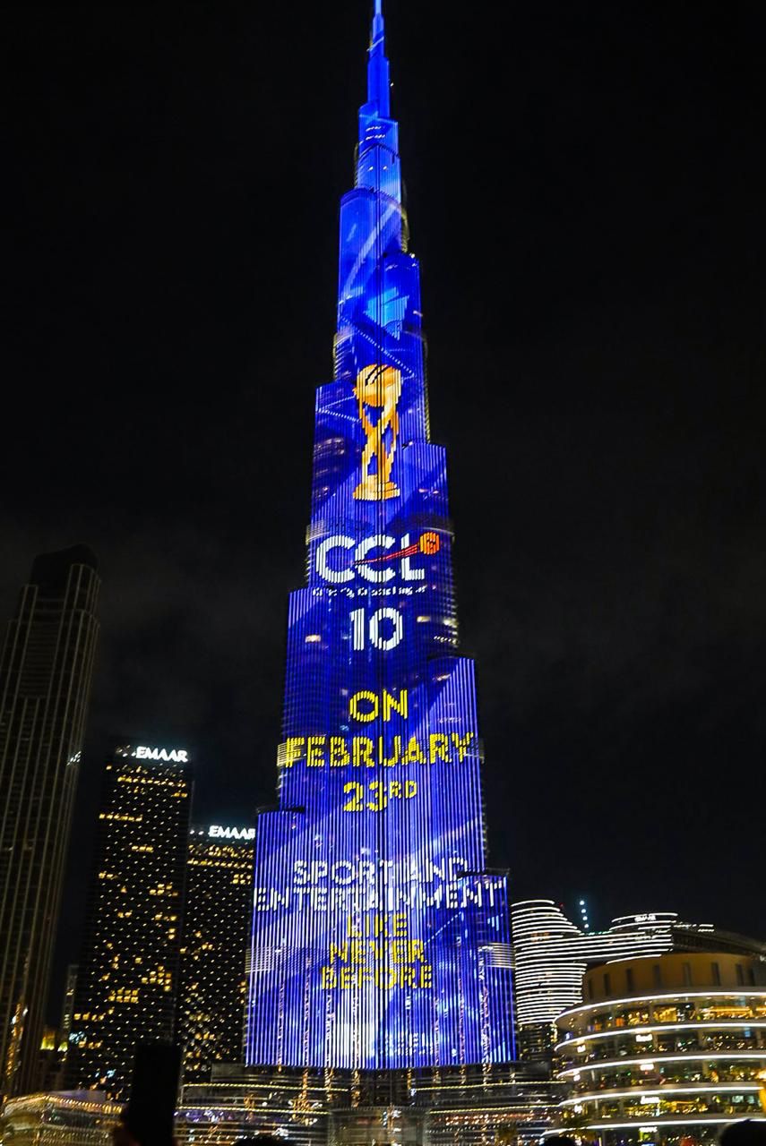 Ccl 2024: Promo Launched At Burj Khalifa!