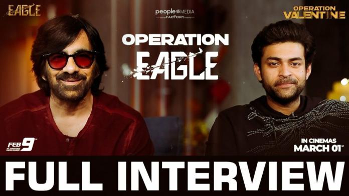 Operation Eagle: A Special And Hilarious Interview Between Raviteja And Varun Tej!