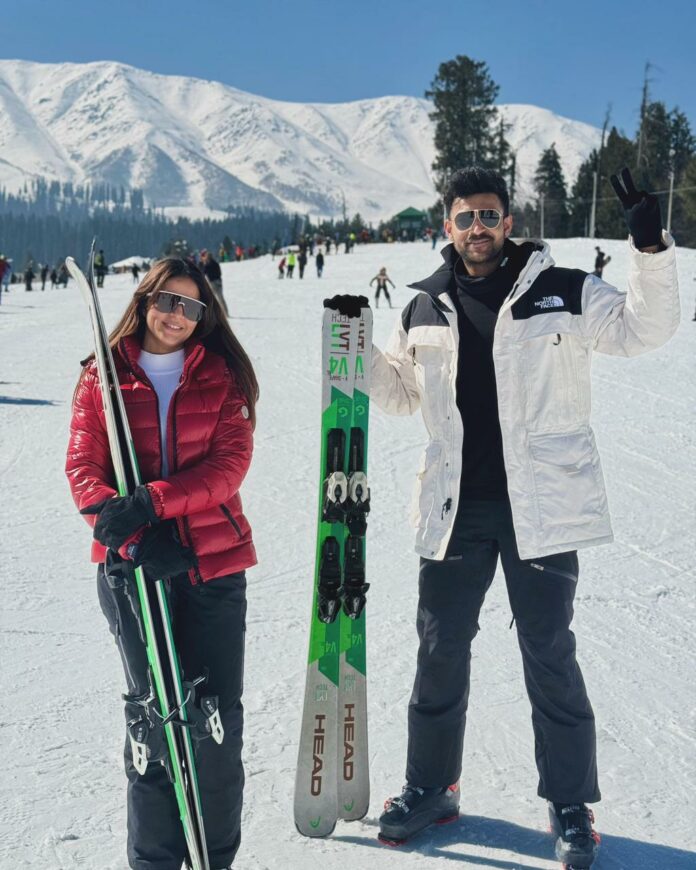 Varun Tej And Lavanya Tripathi At Gulmarg, Enjoys Skiing!