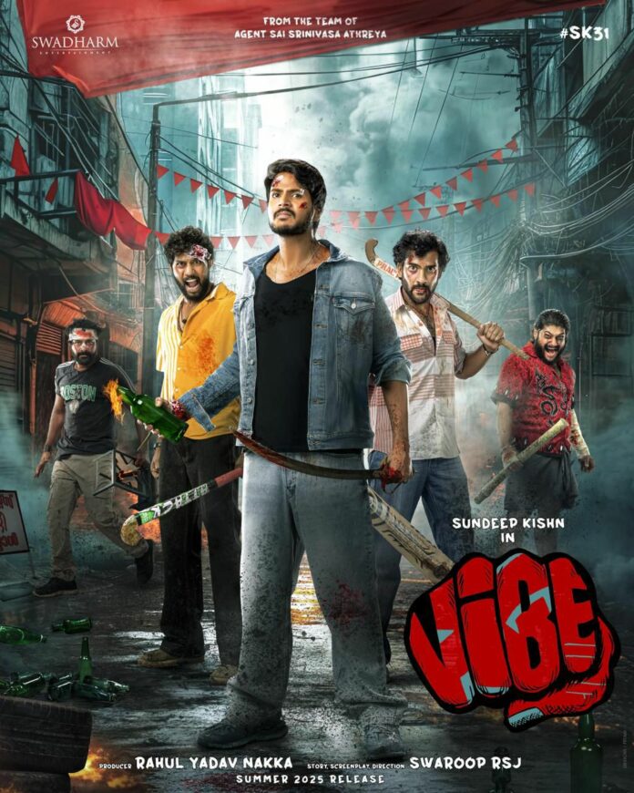 Sundeep Kishan To Take Us Into His ‘vibe’ In Summer 2025