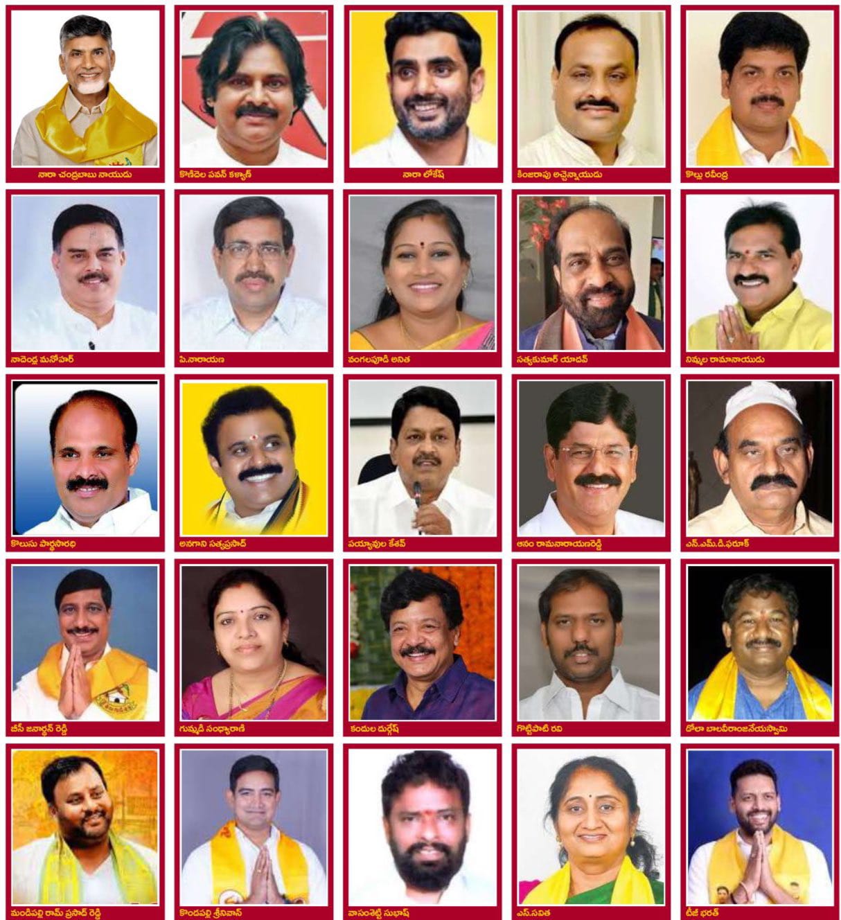 Meet the new ministers of Andhra Pradesh