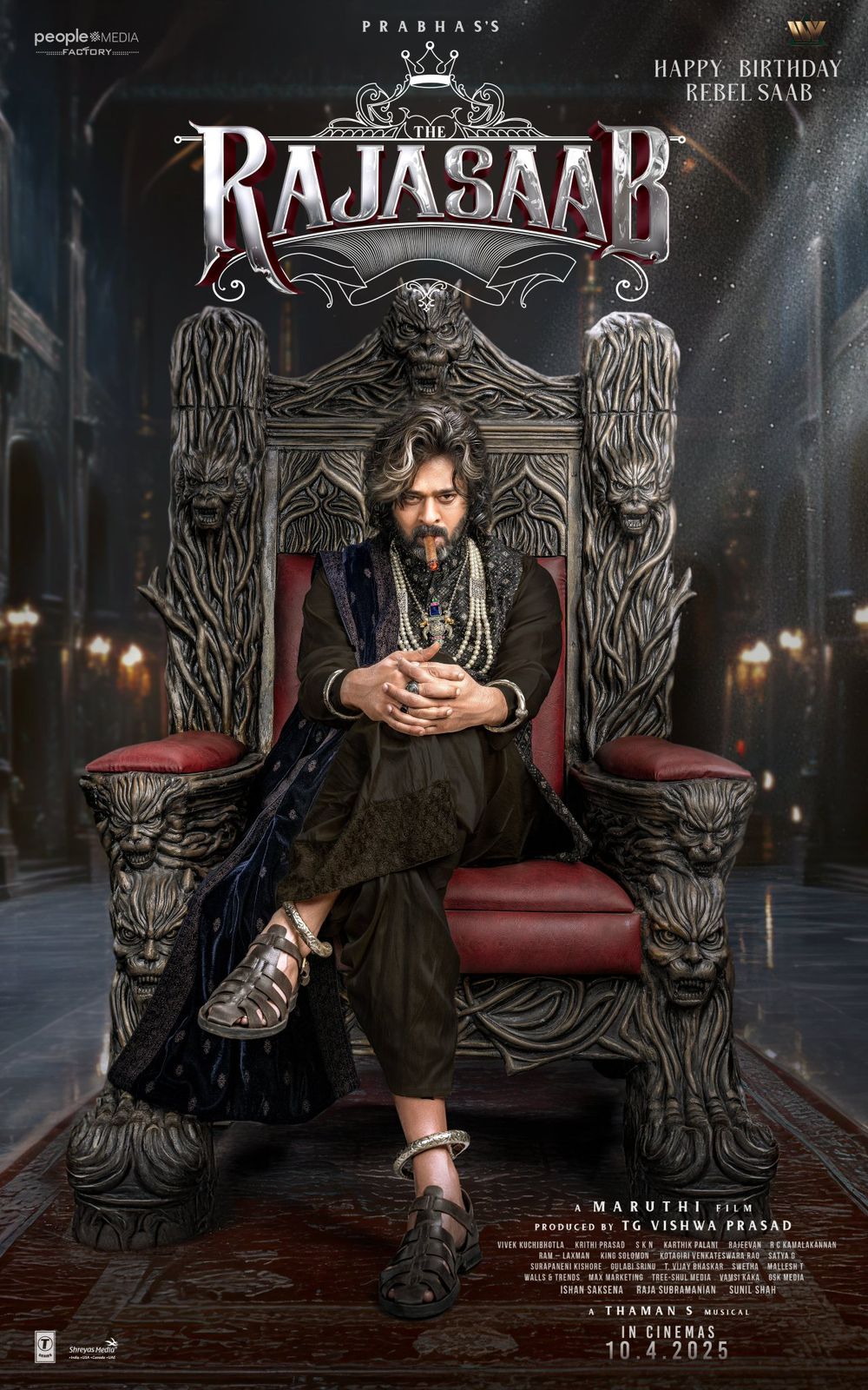 Prabhas' never seen avatar in The Raja Saab! - TeluguBulletin.com