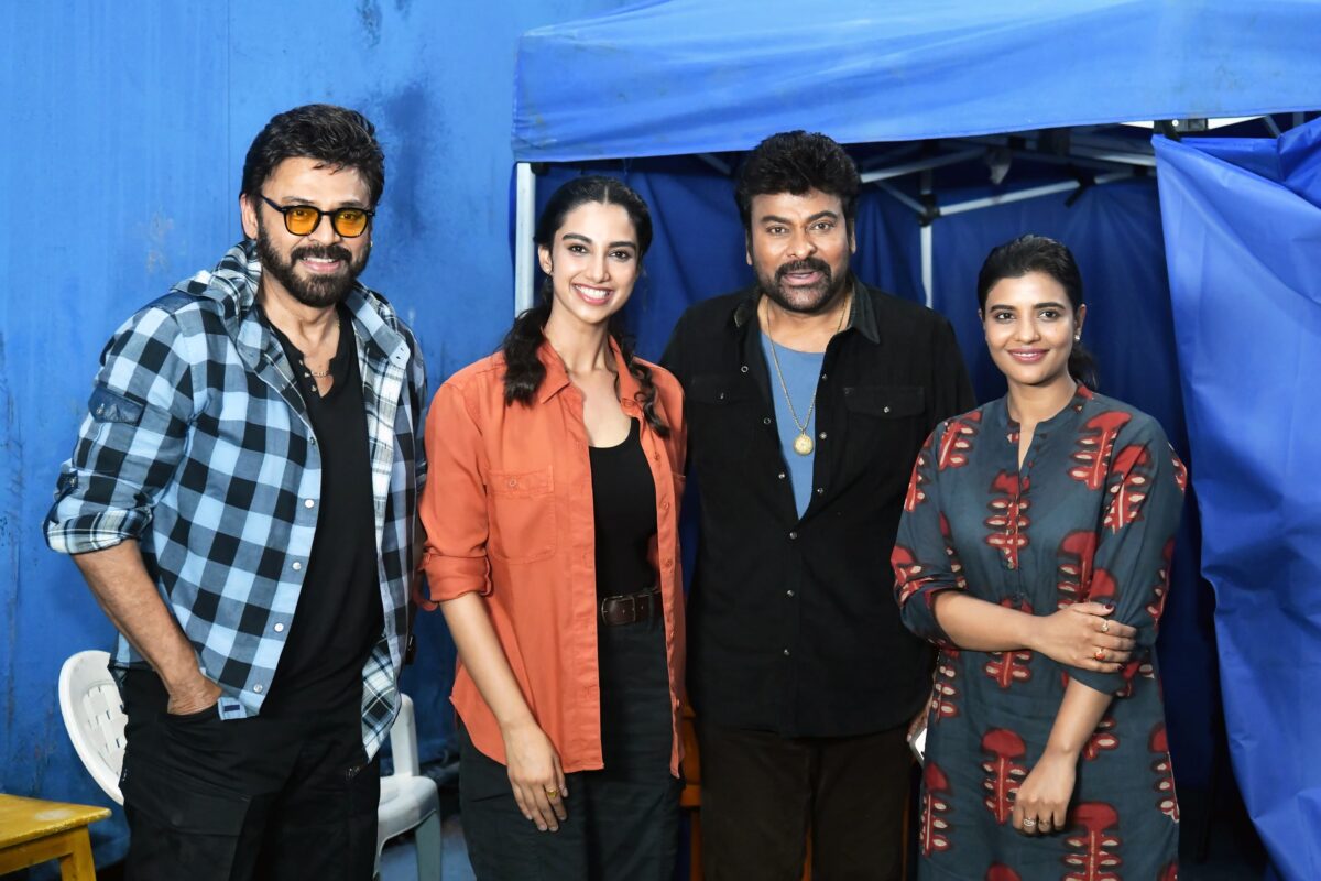 Vishwambhara: Venkatesh Joins Chiranjeevi On The Sets