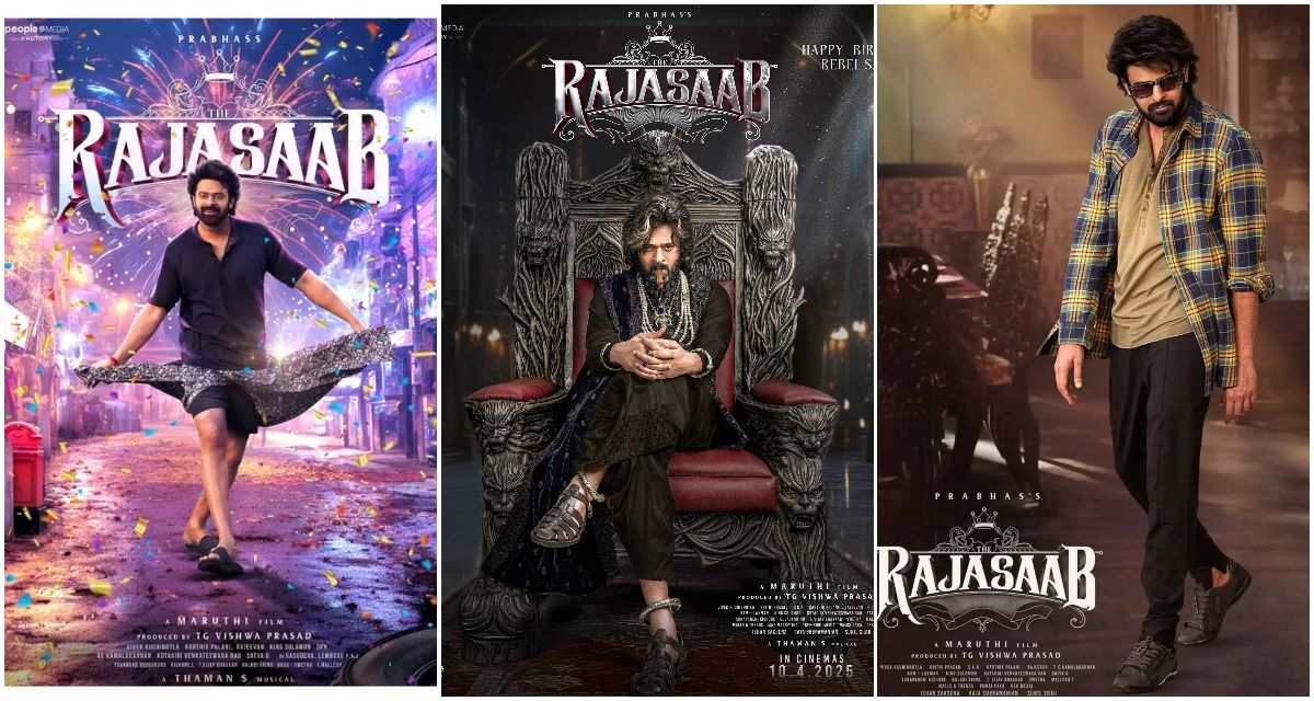 Prabhas in Three Avatars in Raja Saab - TeluguBulletin.com