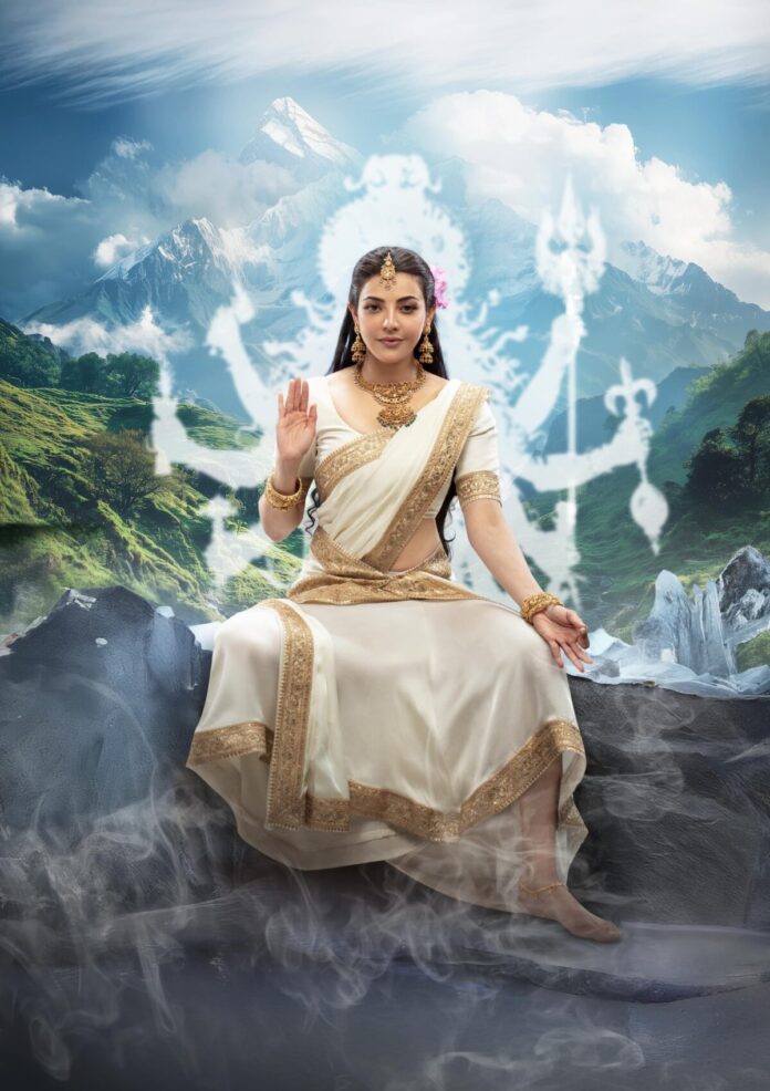 First Look: Kajal As Parvathi Devi In Vishnu Manchu’s ‘kannappa’