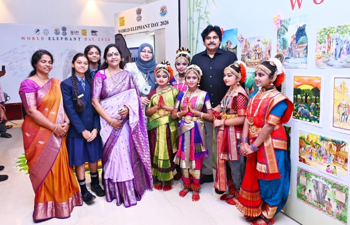 పవన్ కల్యాణ్ ప్రశంసలు: ఏనుగుల దినోత్సవ పోటీలో విద్యార్థుల ప్రతిభ