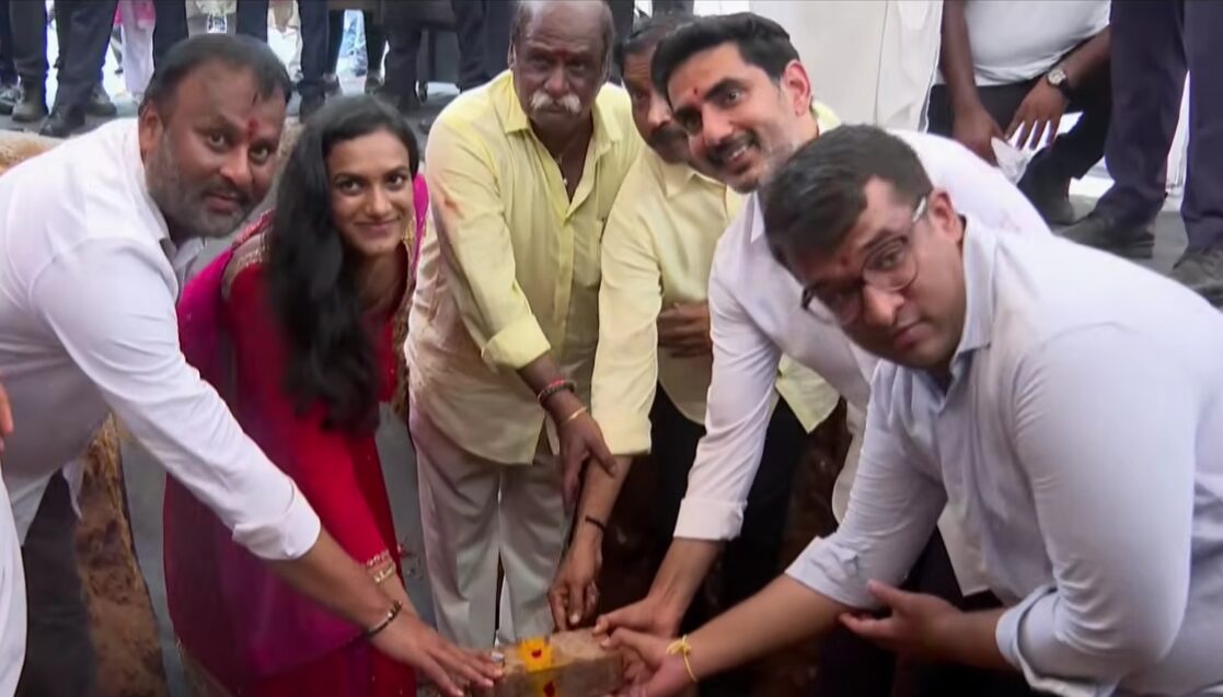 పీవీ సింధు స్పోర్ట్స్ అకాడమీకి నారా లోకేశ్ శంకుస్థాపన